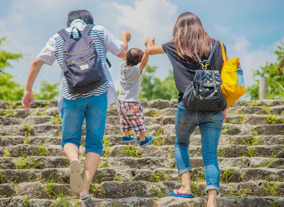 ファミリーの自然満喫旅